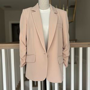 NWT Generation Love Madison Crepe Blazer Size: Medium Color: Latte